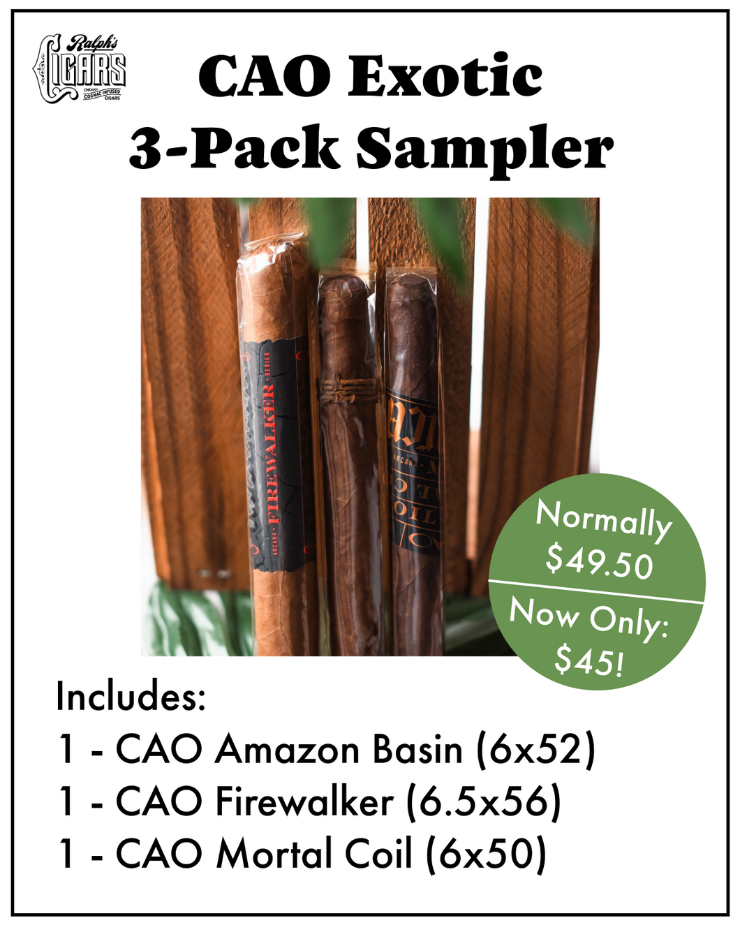 CAO Exotic 3-Pack