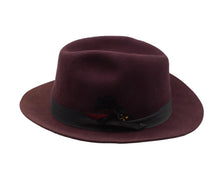 Load image into Gallery viewer, Dobbs Burgundy Wool Fedora