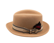 Load image into Gallery viewer, Dobbs Camel Brown Wool Fedora