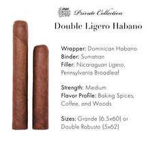 Load image into Gallery viewer, Private Collection: Double Ligero Habano