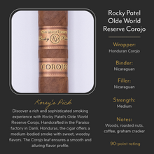 Load image into Gallery viewer, Rocky Patel Olde World Reserve Corojo