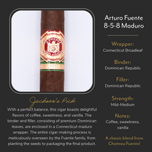 Load image into Gallery viewer, Arturo Fuente Gran Reserva 8-5-8