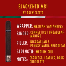 Load image into Gallery viewer, Drew Estate Blackened M81