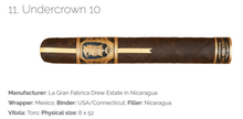Load image into Gallery viewer, Drew Estate Undercrown 10