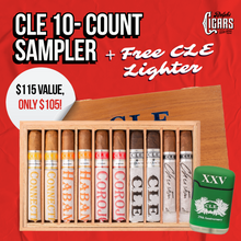 Load image into Gallery viewer, CLE 10-Count Box Sampler + Free Lighter
