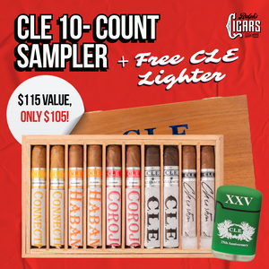 CLE 10-Count Box Sampler + Free Lighter