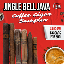 Load image into Gallery viewer, Jingle Bell Java: Coffee Flavored Cigar Sampler
