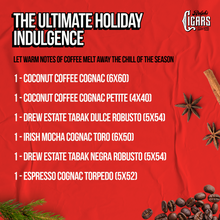 Load image into Gallery viewer, Jingle Bell Java: Coffee Flavored Cigar Sampler
