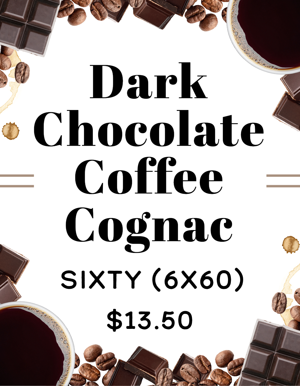 Dark Chocolate Coffee Cognac