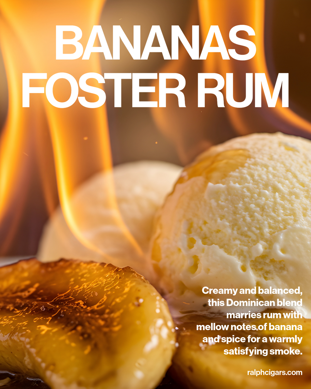 Seasonal: Bananas Foster Rum Flavored Infused Cigar