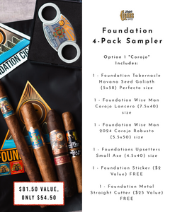 Foundation 4-Pack Sampler + Free Cutter