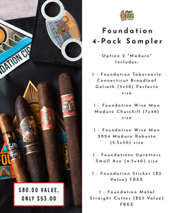 Foundation 4-Pack Sampler + Free Cutter