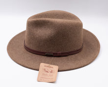 Load image into Gallery viewer, Stetson Brown Crushable Mello Felt Hat
