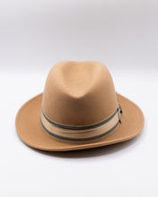 Load image into Gallery viewer, Dobbs Camel Brown Wool Fedora
