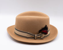 Load image into Gallery viewer, Dobbs Camel Brown Wool Fedora
