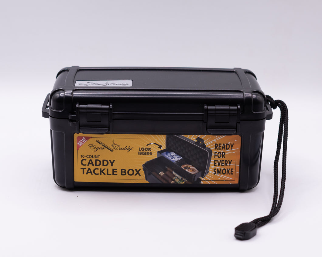 Cigar Caddy 10 Count Tackle Box Travel Case