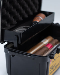 Cigar Caddy 10 Count Tackle Box Travel Case