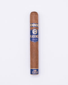 Plasencia's alma del cielo in the boreal size, which is a toro with dimensions of 6-1/8x54. It is a fantastic mild-medium strength cigar, and the cigar grown at the highest altitude in the world. Try one now, available at Ralph's Cigars, the best cigar shop in Chicago!