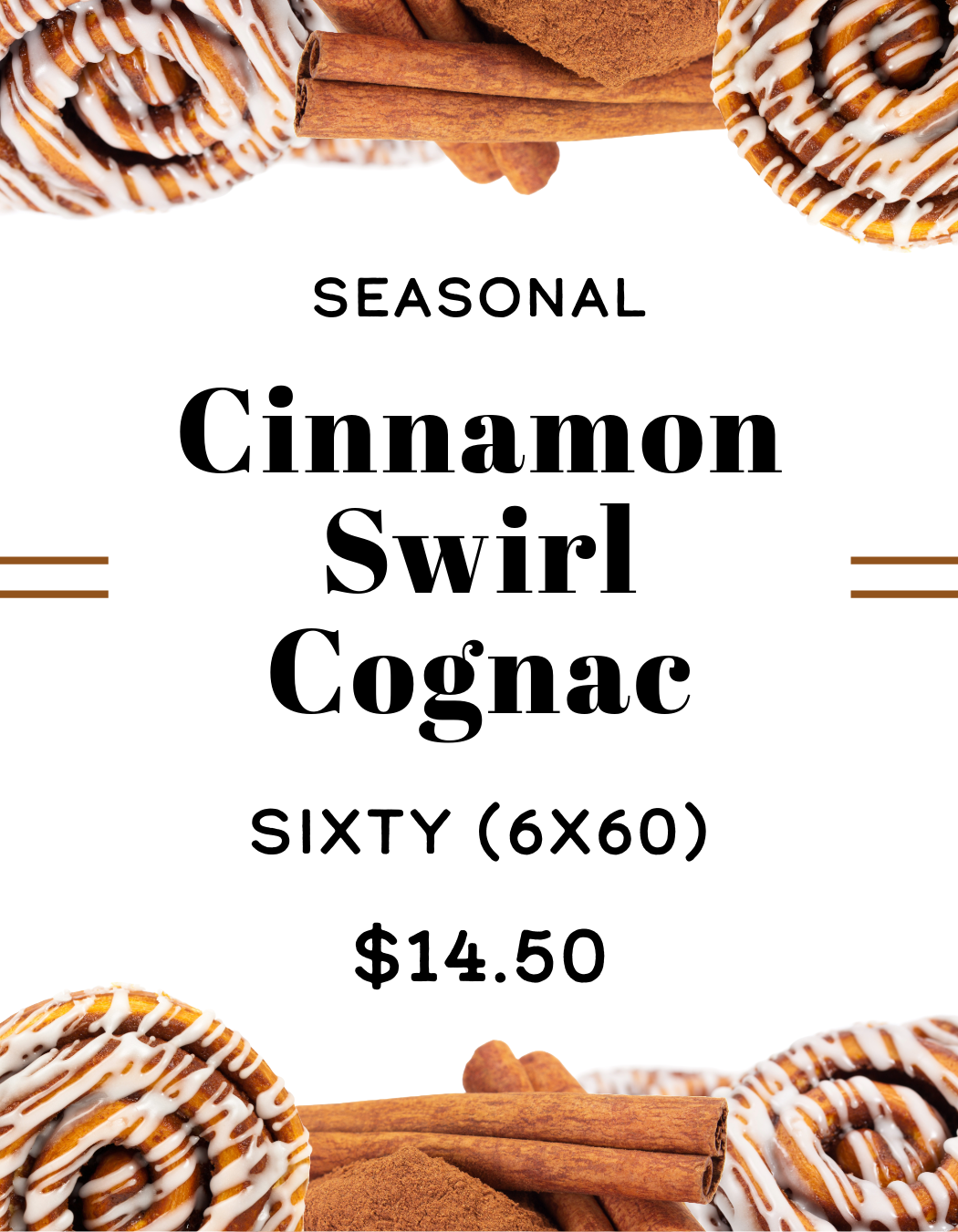 Seasonal: Cinnamon Swirl Cognac