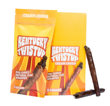 Load image into Gallery viewer, Kentucky Twistup Cream Crush packaging with cigars on a white background
