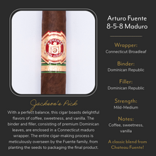 Load image into Gallery viewer, Arturo Fuente Gran Reserva 8-5-8
