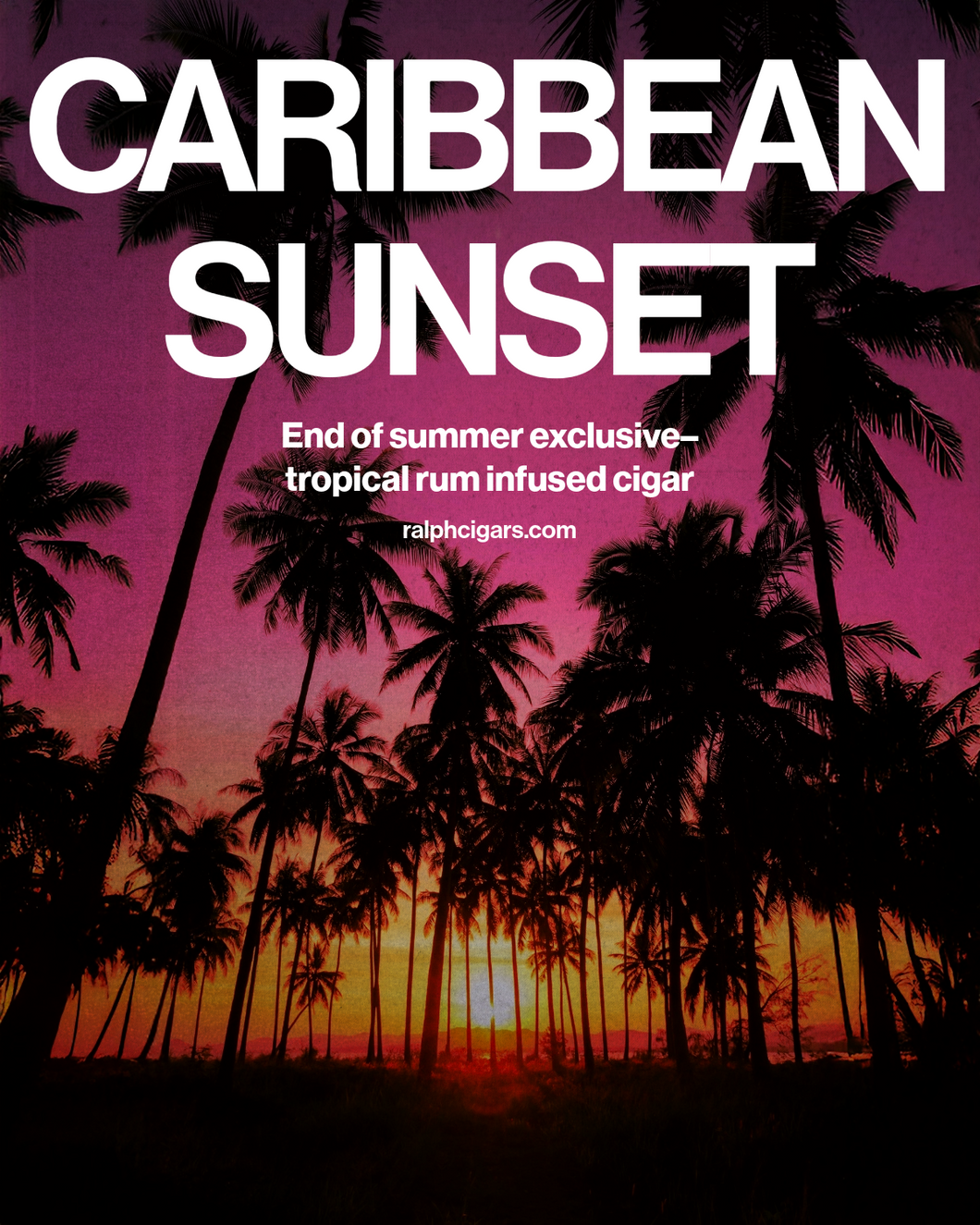 Caribbean Sunset Rum Infused Cigar