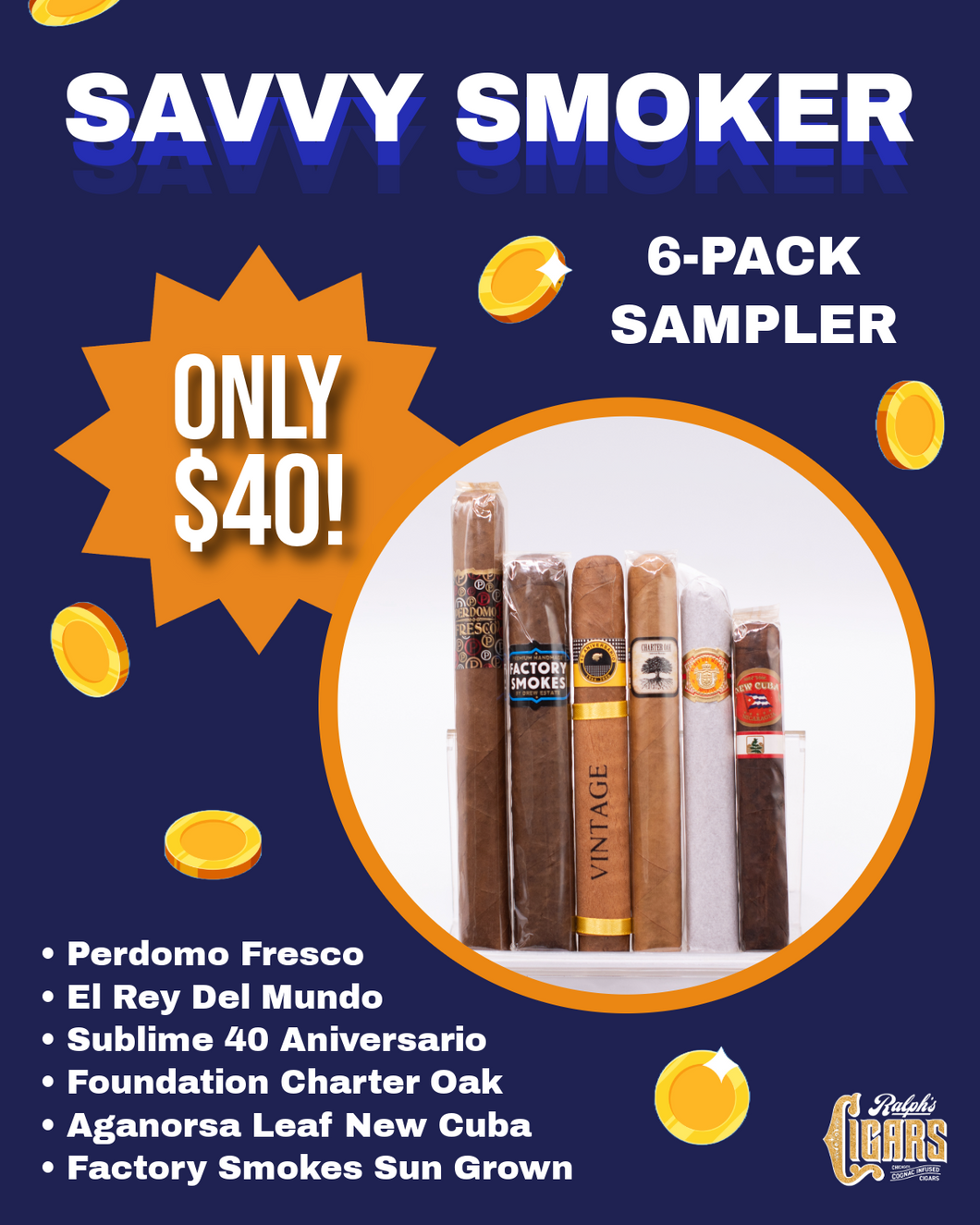 Savvy Smoker 6-Pack Sampler