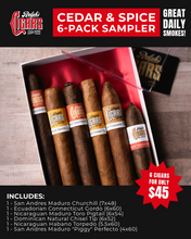 Load image into Gallery viewer, Cedar &amp; Spice House Blend 6-Pack Sampler
