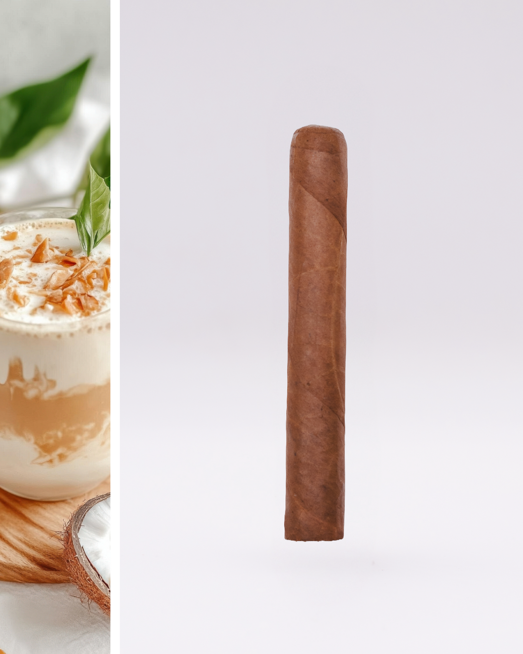 Seasonal: Toasted Coconut Cold Brew Cognac Infused Cigar