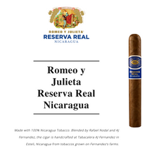 Load image into Gallery viewer, Romeo y Julieta Reserva Real Nicaragua
