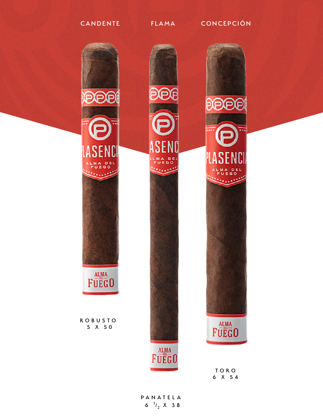 Plasencia Alma Del Fuego Flama Panatela (10) | Montefortuna Cigars
